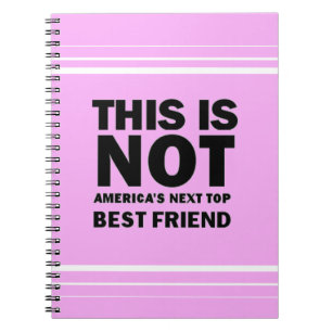 Caderno Espiral O próximo melhor amigo da América