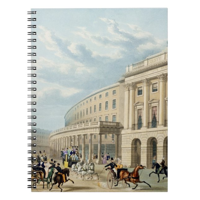 Caderno Espiral O quadrante, rua regente, de Piccadilly Circu (Frente)