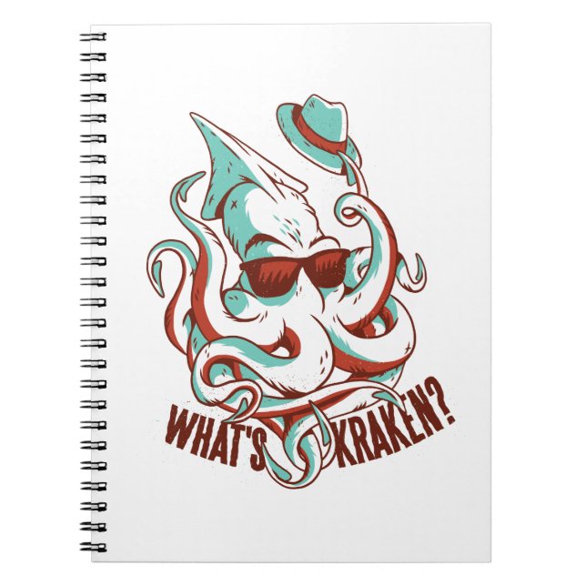 Caderno Espiral O que é Kraken? (Frente)