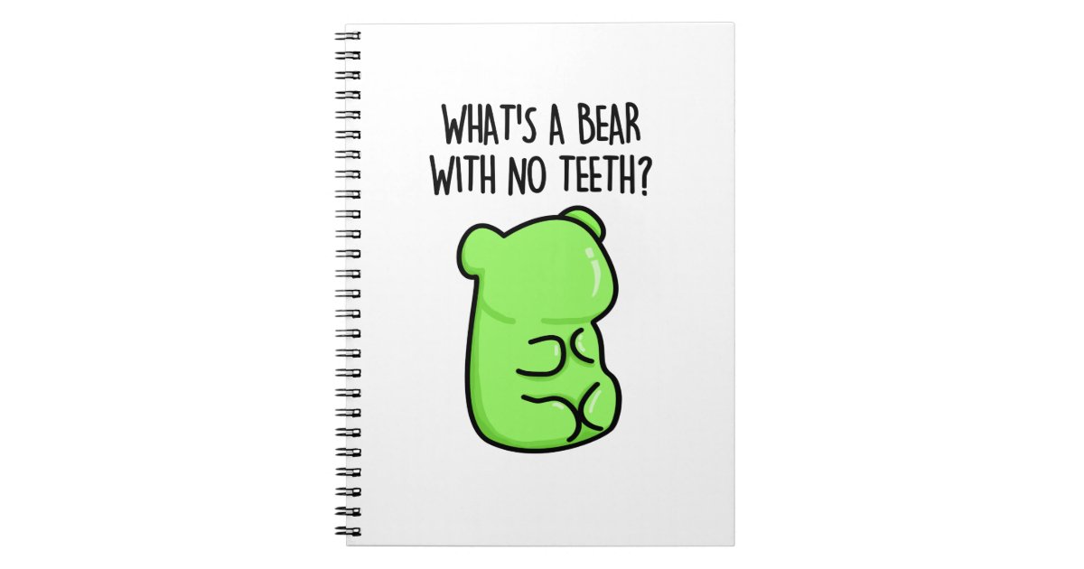 Caderno Espiral Gummy Um Urso Grande Abraçando Um Belo Bear Gummy