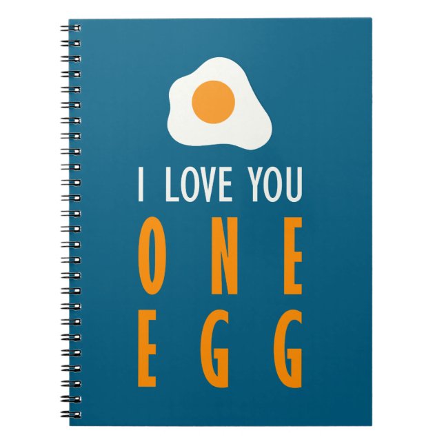 Caderno Espiral O quiero un huevo (Frente)