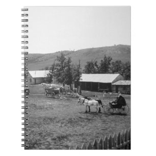 Caderno Espiral O rancho de Haylie, Crook County, Wyoming, c.1890