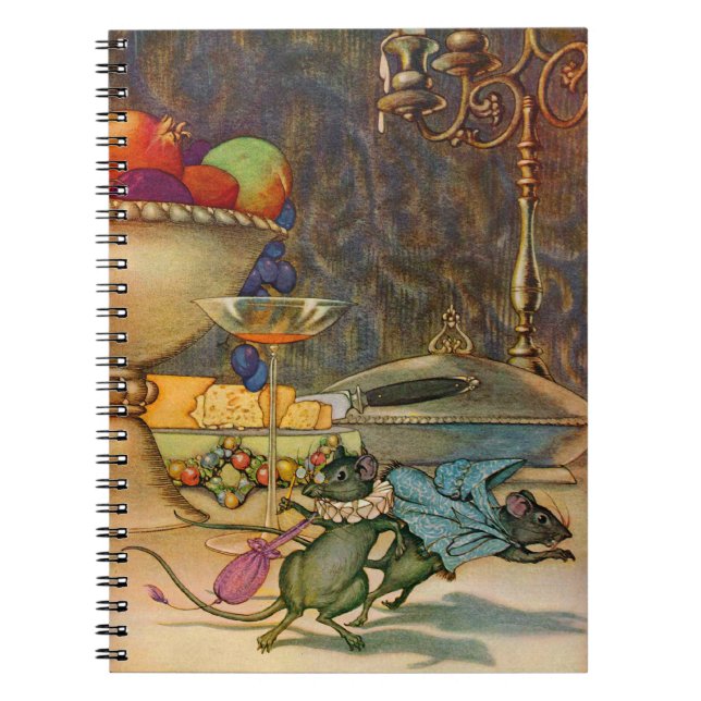 Caderno Espiral O Rato da Cidade e o Rato do País (Frente)
