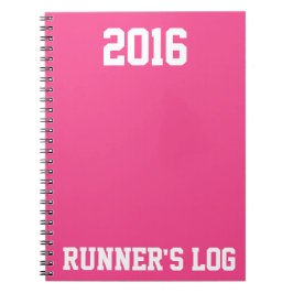 Caderno Espiral O registro 2016 do corredor: Atividade &