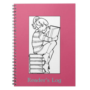 Caderno Espiral O registro do leitor dos amantes de livro; Imagem