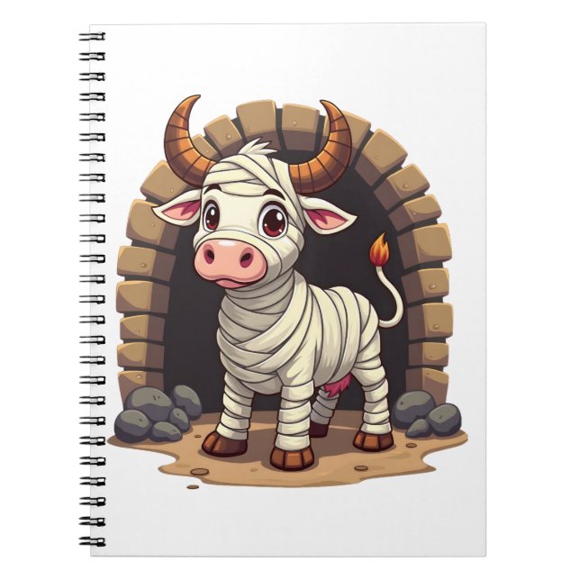 Caderno Espiral O Regresso da Múmia-Vaca (Frente)