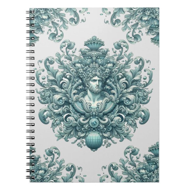 Caderno Espiral O Rei de Aquamarin. (Frente)