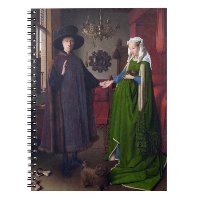 Caderno Espiral O retrato Arnolfini de Jan van Eyck (Frente)