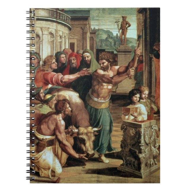 Caderno Espiral O sacrifício em Lystra (desenhos animados para o (Frente)