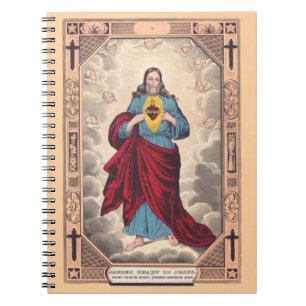 Caderno Espiral O Sagrado Coração de Jesus