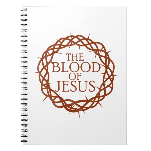 Caderno Espiral O Sangue de Jesus (Frente)