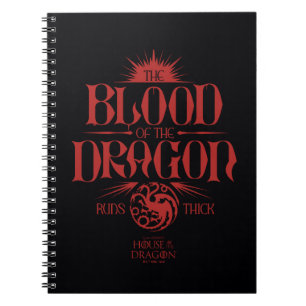 Caderno Espiral O Sangue do Dragão É Espesso