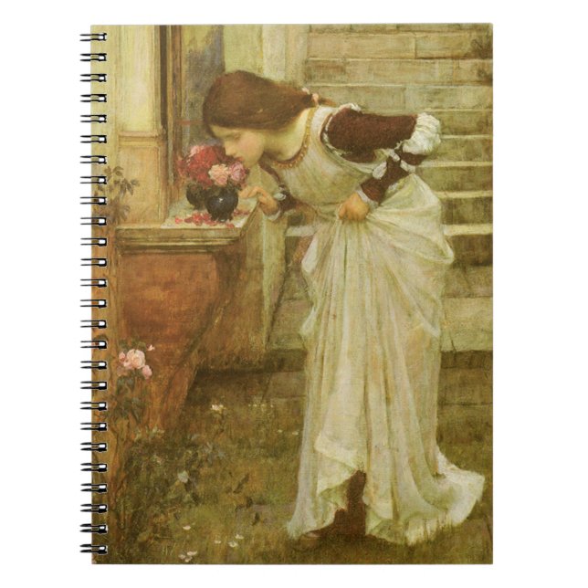 Caderno Espiral O santuário de John William Waterhouse (Frente)