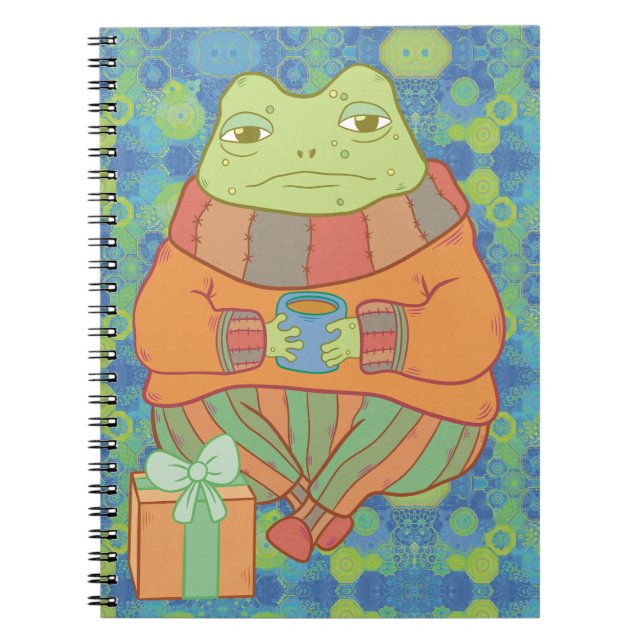Caderno Espiral O Sapo Aconchegante (Frente)