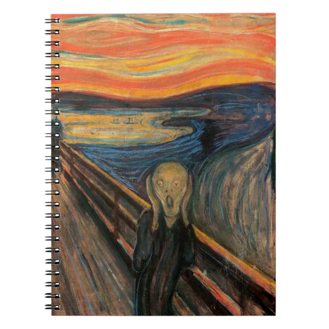 Caderno Espiral "O Scream (Frente)