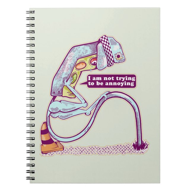 Caderno Espiral O semáforo parece triste (Frente)