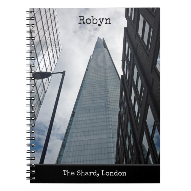 Caderno Espiral O Shard da Tooley Street, personalizado (Frente)