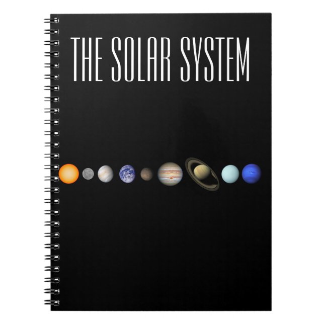 Caderno Espiral O sistema solar (Frente)