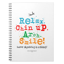 Caderno Espiral O Skydiving interior é uma explosão!