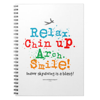 Caderno Espiral O Skydiving interior é uma explosão!