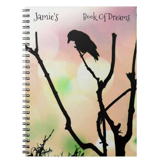 Caderno Espiral O Solitário Crow *personalize* (Frente)