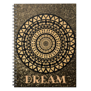 Caderno Espiral O Sonho Dourado Mandala Pensou Em Oferecer O Livro