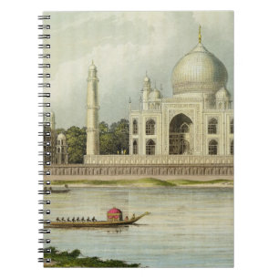Caderno Espiral O Taj Mahal, túmulo do imperador Shah Jehan e