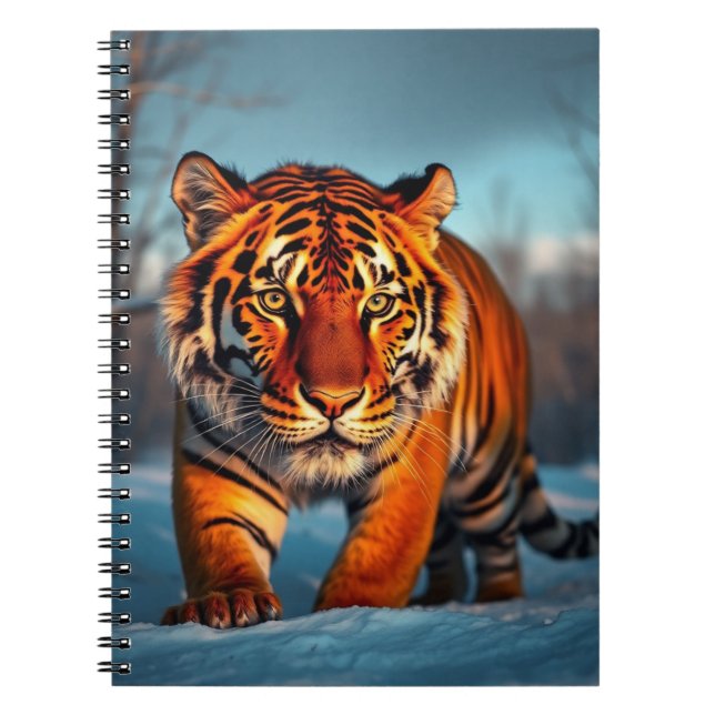 Caderno Espiral O tigre siberiano (Frente)