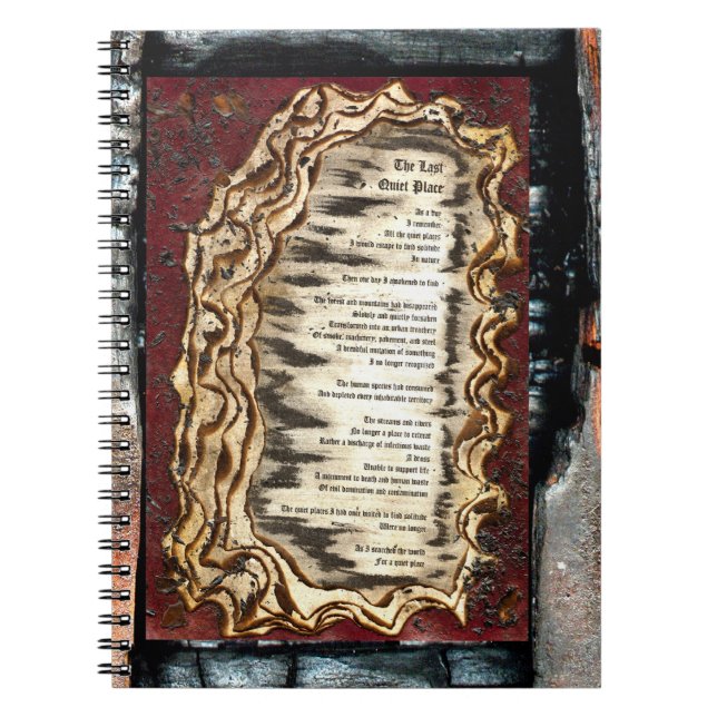 Caderno Espiral O Último Lugar Silencioso (Frente)