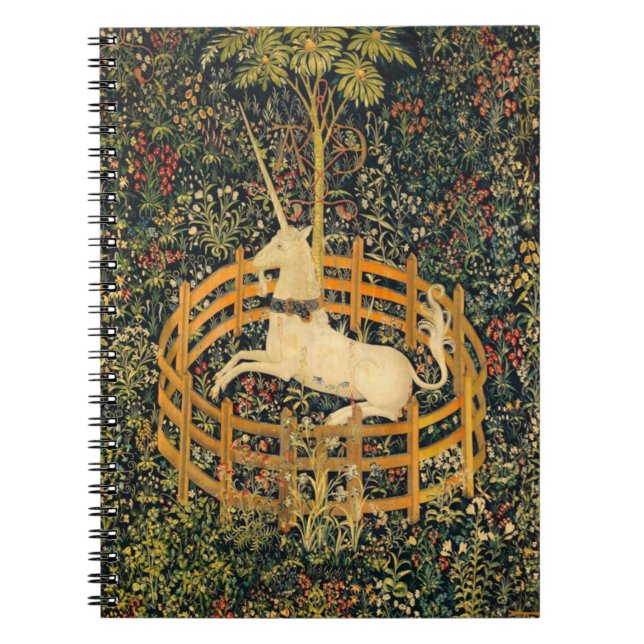 Caderno Espiral O Unicórnio em cativeiro (Frente)