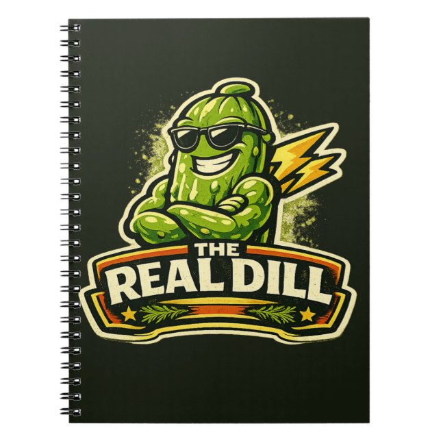 Caderno Espiral O Verdadeiro Dill - Amantes da Comida (Frente)