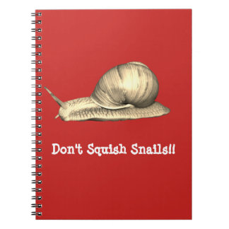 Caderno Espiral O vermelho não squish o design dos caracóis