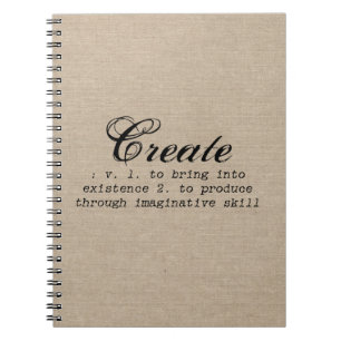 Caderno Espiral O vintage cria o marrom chique feminino rústico d