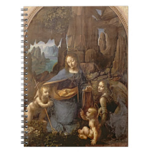 Caderno Espiral O Virgin das rochas