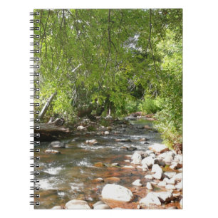 Caderno Espiral Oak Creek II na Fotografia da Sedona Arizona Natur