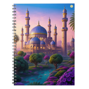 Caderno Espiral Oásis do livro espiral do Castelo Minaret