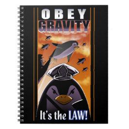 Caderno Espiral Obey Gravity