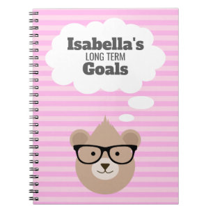Caderno Espiral Objetivos a longo prazo