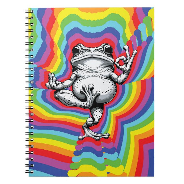 Caderno Espiral Obra-Prima do Sapo Zen (Frente)