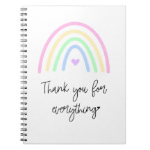 Obrigado Rainbow Notebook