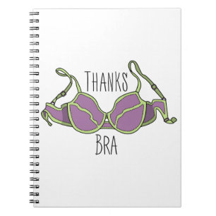 Caderno Espiral Obrigados Bra