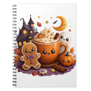 Caderno Espiral Obtenha os mais belos desenhos de Halloween de des