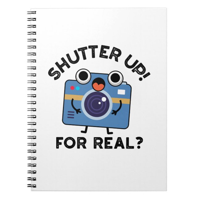 Caderno Espiral Obturador Acima Para Punho de Fotografia de Câmera (Frente)