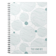 Caderno Espiral Ocean Aqua Waves