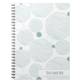 Caderno Espiral Ocean Aqua Waves