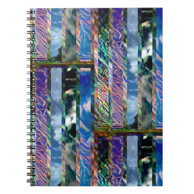 CADERNO ESPIRAL #OCEAN&SKY #THESURFINGMERMAID @ MAGHIE.ORG (Frente)