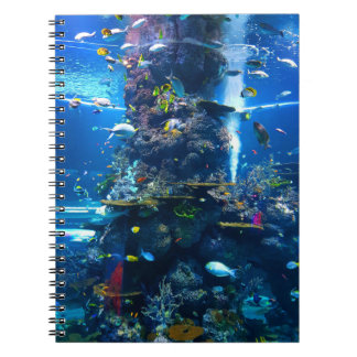Caderno Espiral Ocean Underwater Fish Notebook