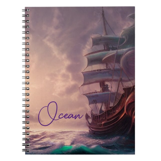 Caderno Espiral Oceano (Frente)