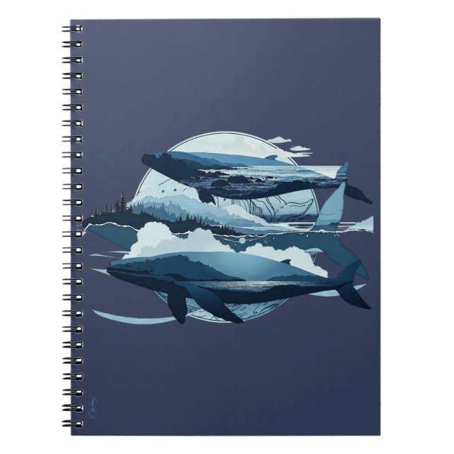 Caderno Espiral Oceano (Frente)