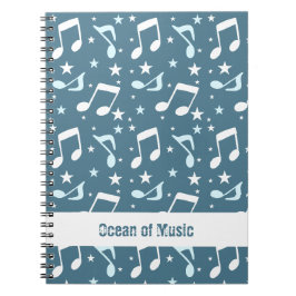 Caderno Espiral Oceano de Música padronizado